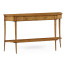 Large Biedermeier Light Walnut Masur Birch Console Table