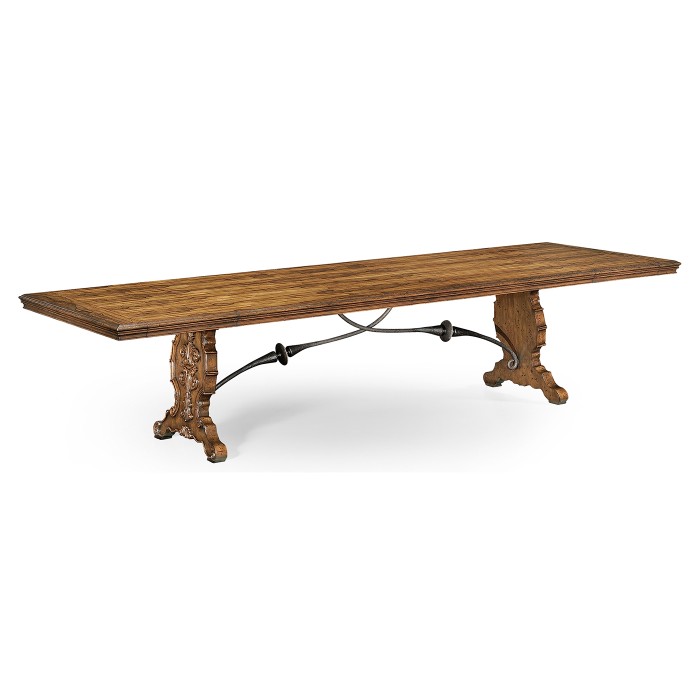 Spanish Dining Table Plank Top 96