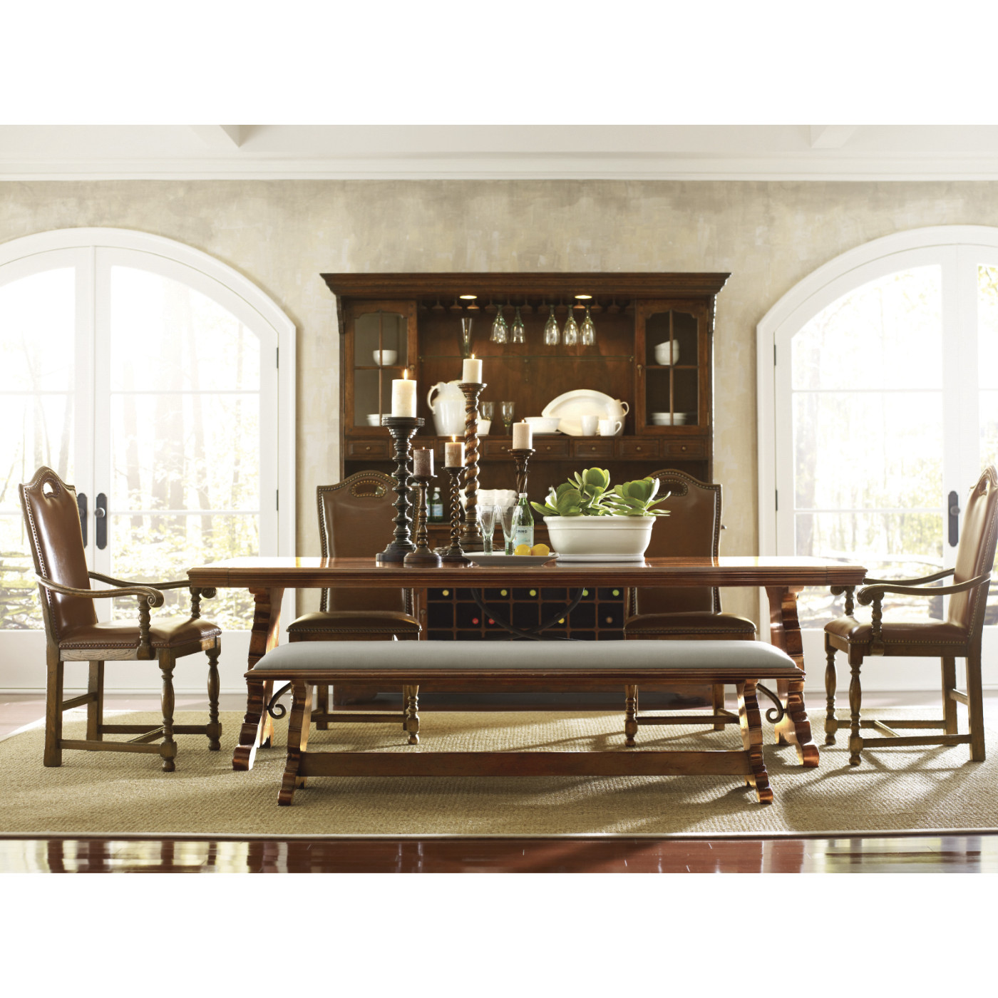 Spanish Dining Table Plank Top 96