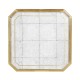 Églomisé & Gilded Iron Octagonal Side Table