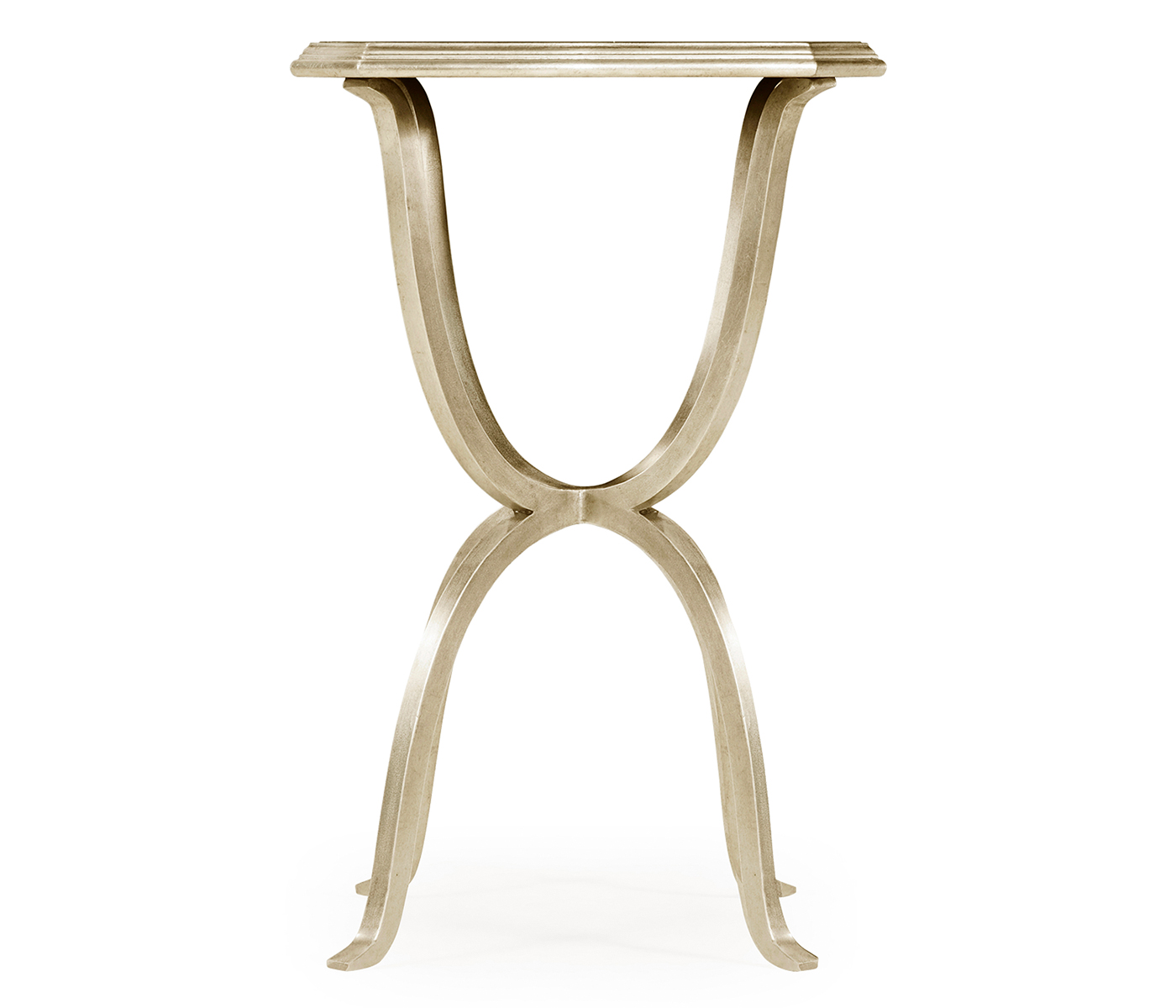 Églomisé & Silver Iron Octagonal Side Table