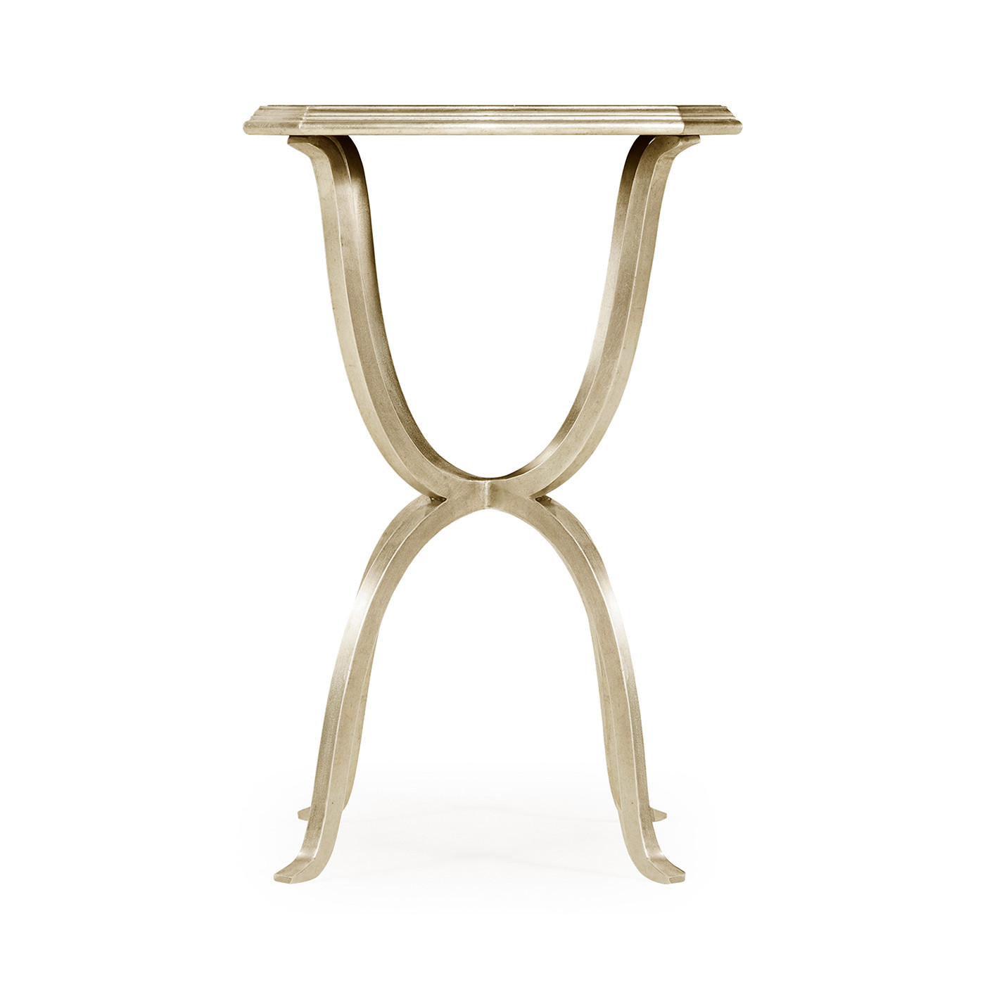 Églomisé & Silver Iron Octagonal Side Table