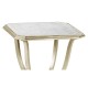 Églomisé & Silver Iron Octagonal Side Table