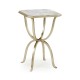 Églomisé & Silver Iron Octagonal Side Table