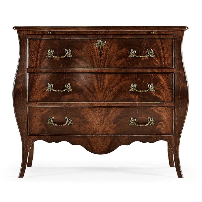 Mahogany Bombé Chest