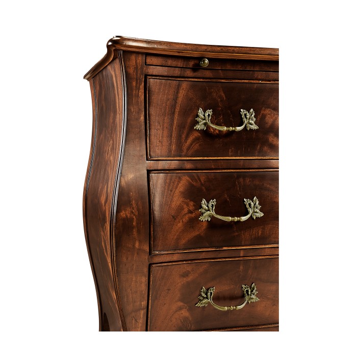 Mahogany Bombé Chest