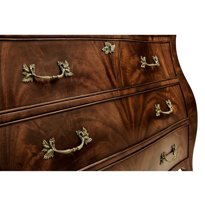 Mahogany Bombé Chest