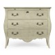 Grey Painted Bombé Chest