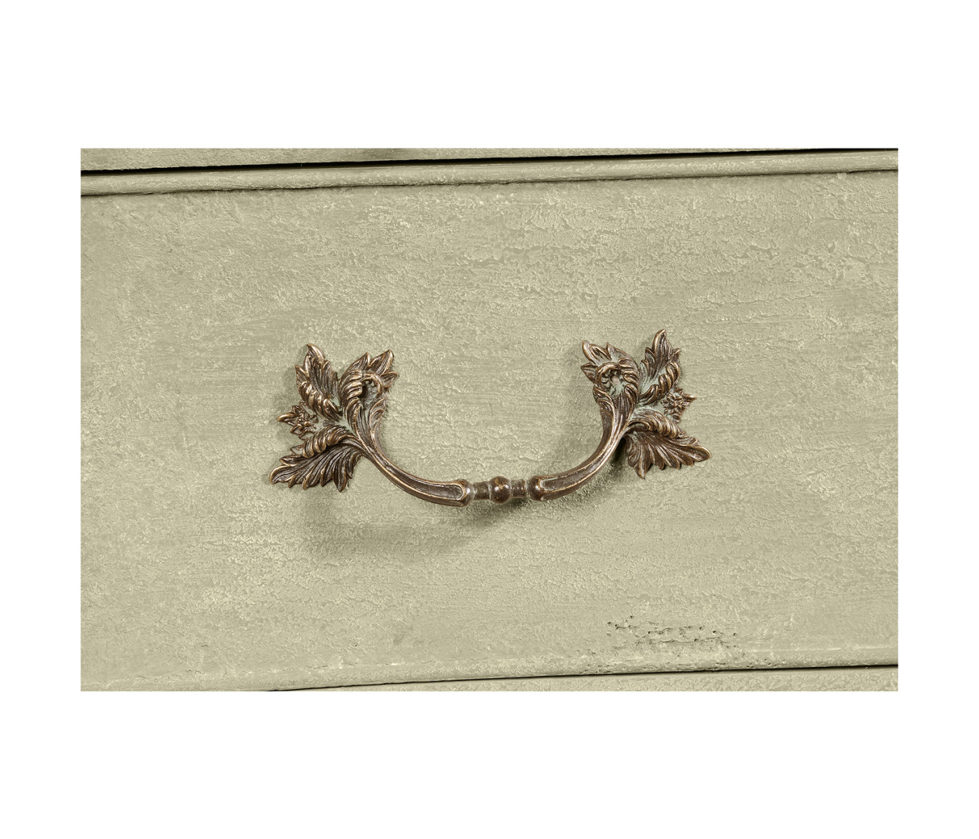 Grey Painted Bombé Chest