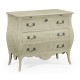Grey Painted Bombé Chest