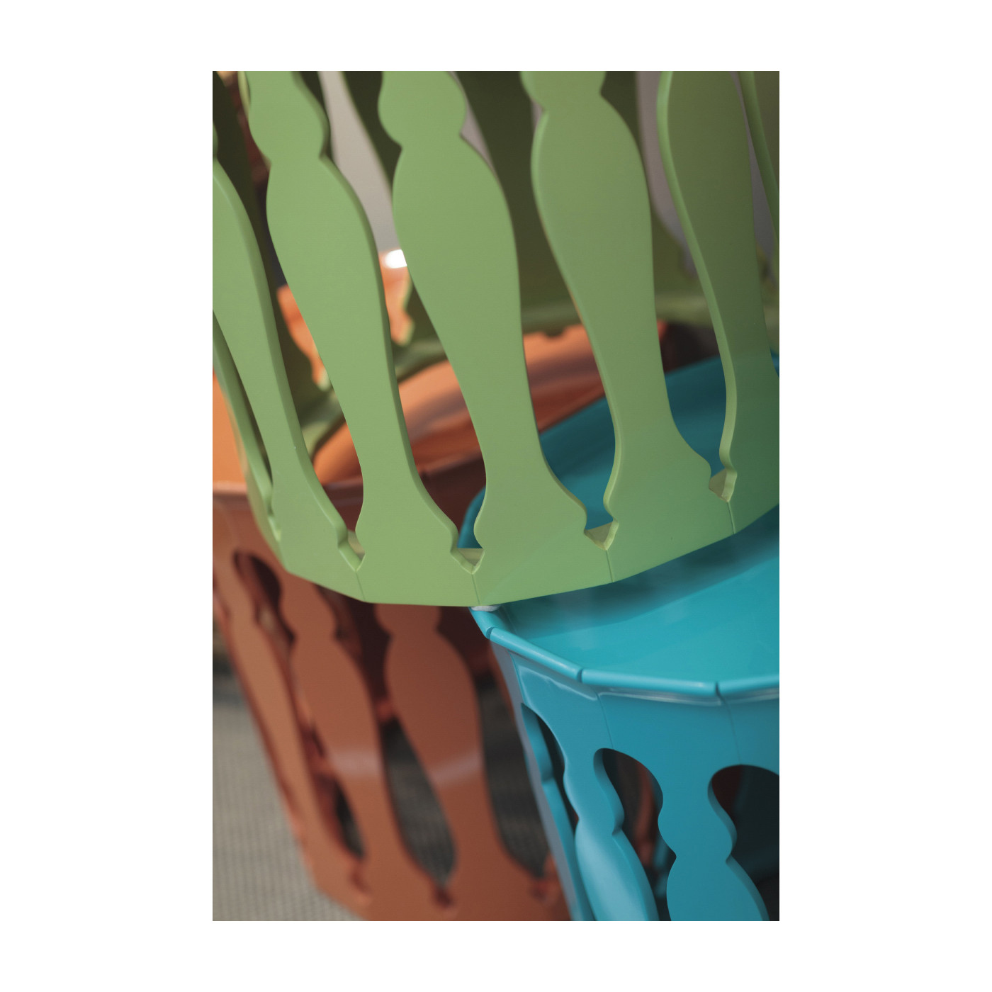 Moorish sofa tables (Patriot Blue)