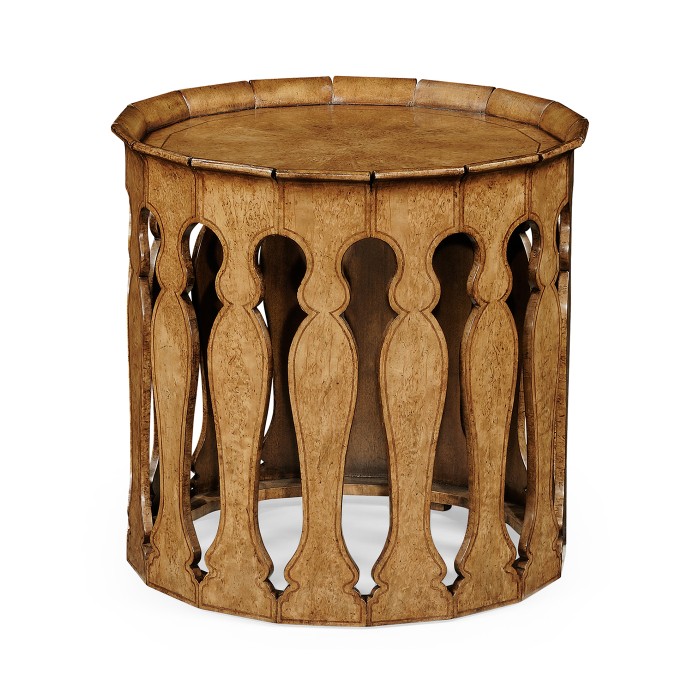 Moorish sofa table (Masur birch light)
