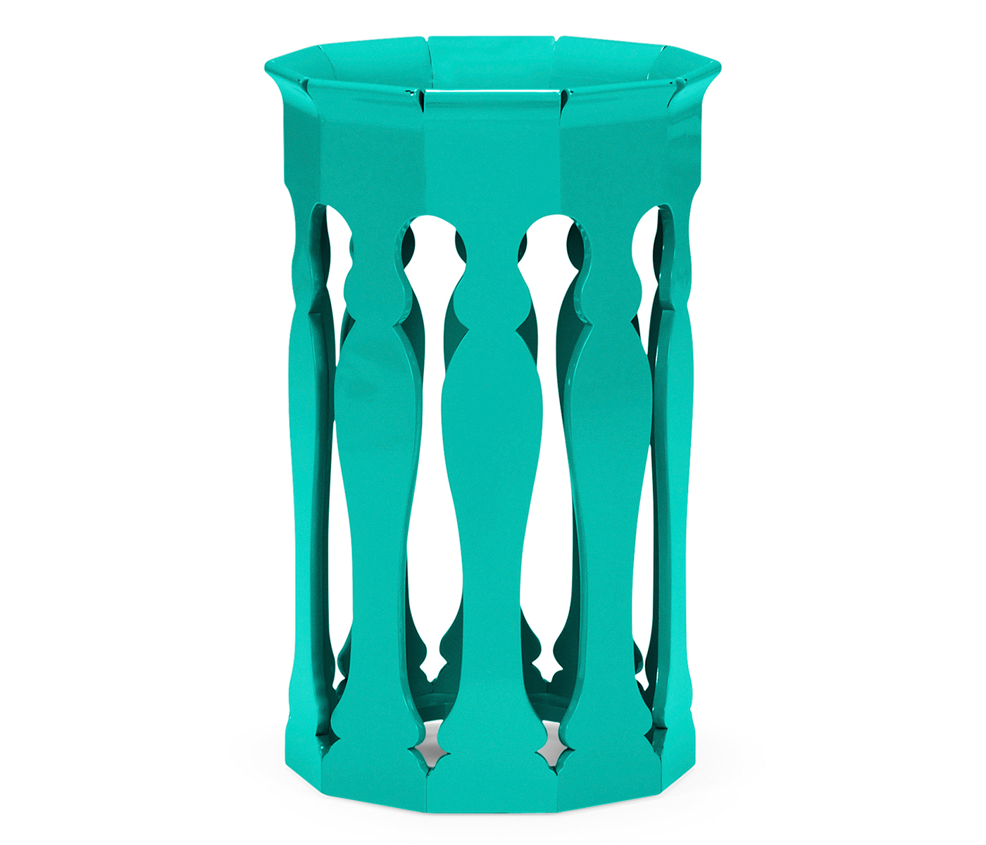 Moorish lamp table (Aruba Blue)