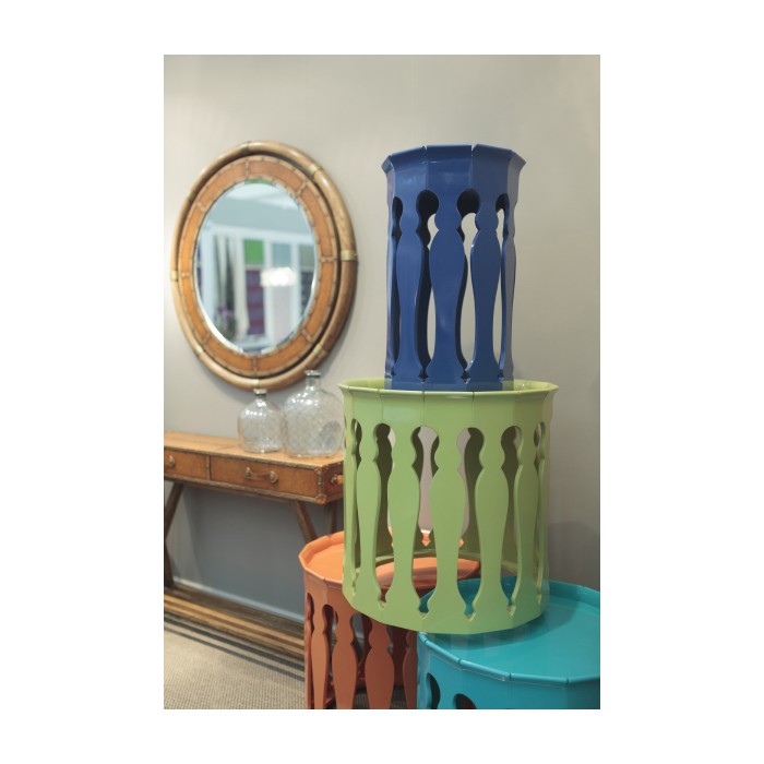 Moorish lamp table (Aruba Blue)
