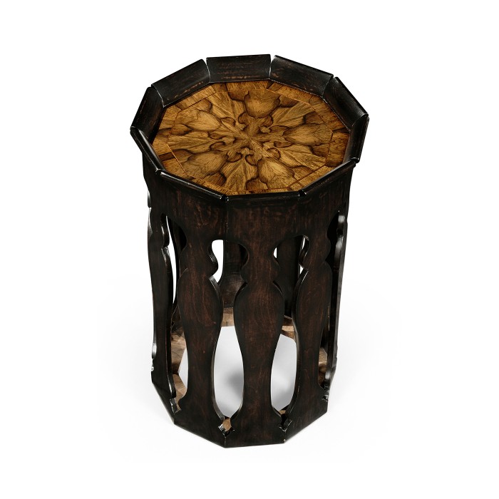 Moorish lamp table (Ebonised)