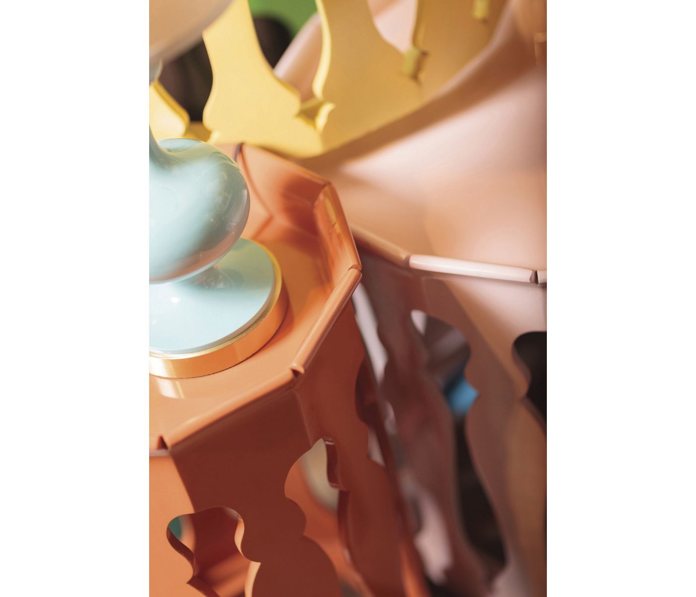 Moorish lamp table (Patriot Blue)