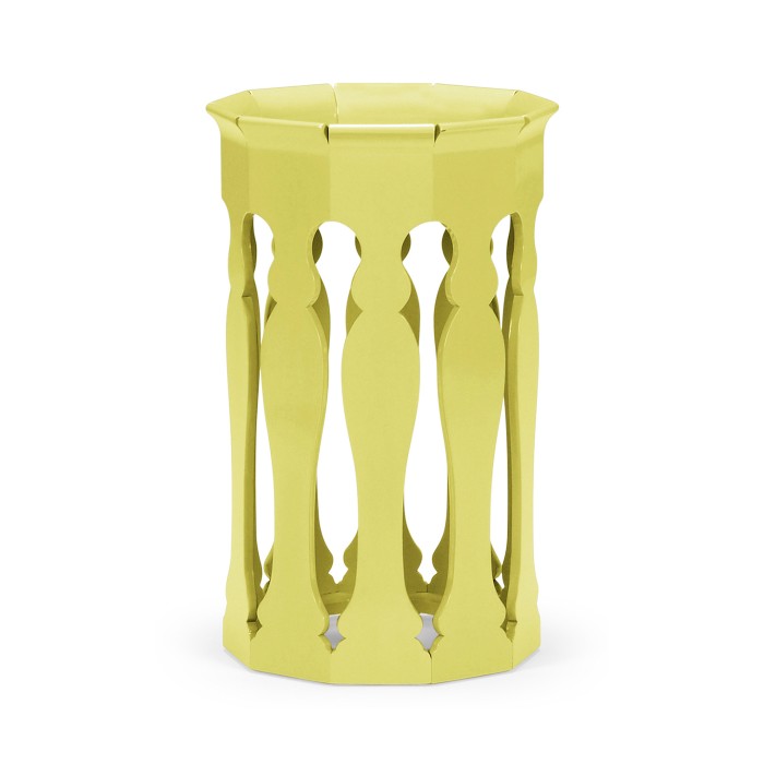 Moorish lamp table (Split Pea)