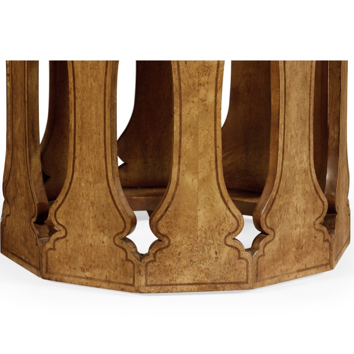 Moorish lamp table (Masur Birch)
