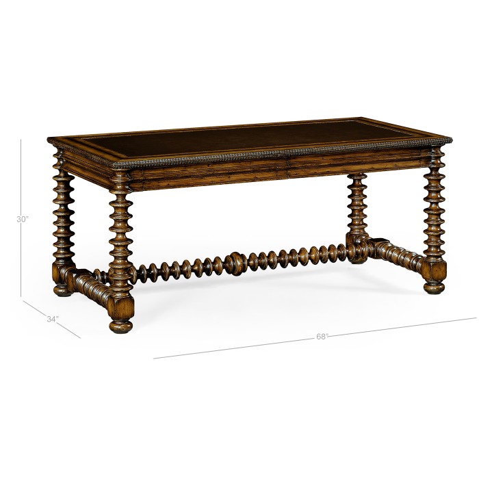 Gadrooned writing table