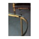Gilded Kidney Desk with Glass Top