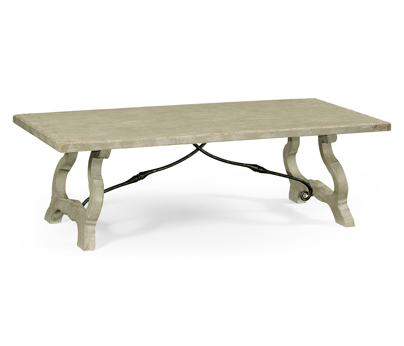 Spanish style grey coffee table
