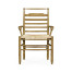 Natural Oak Ladder Back Country Arm Chair