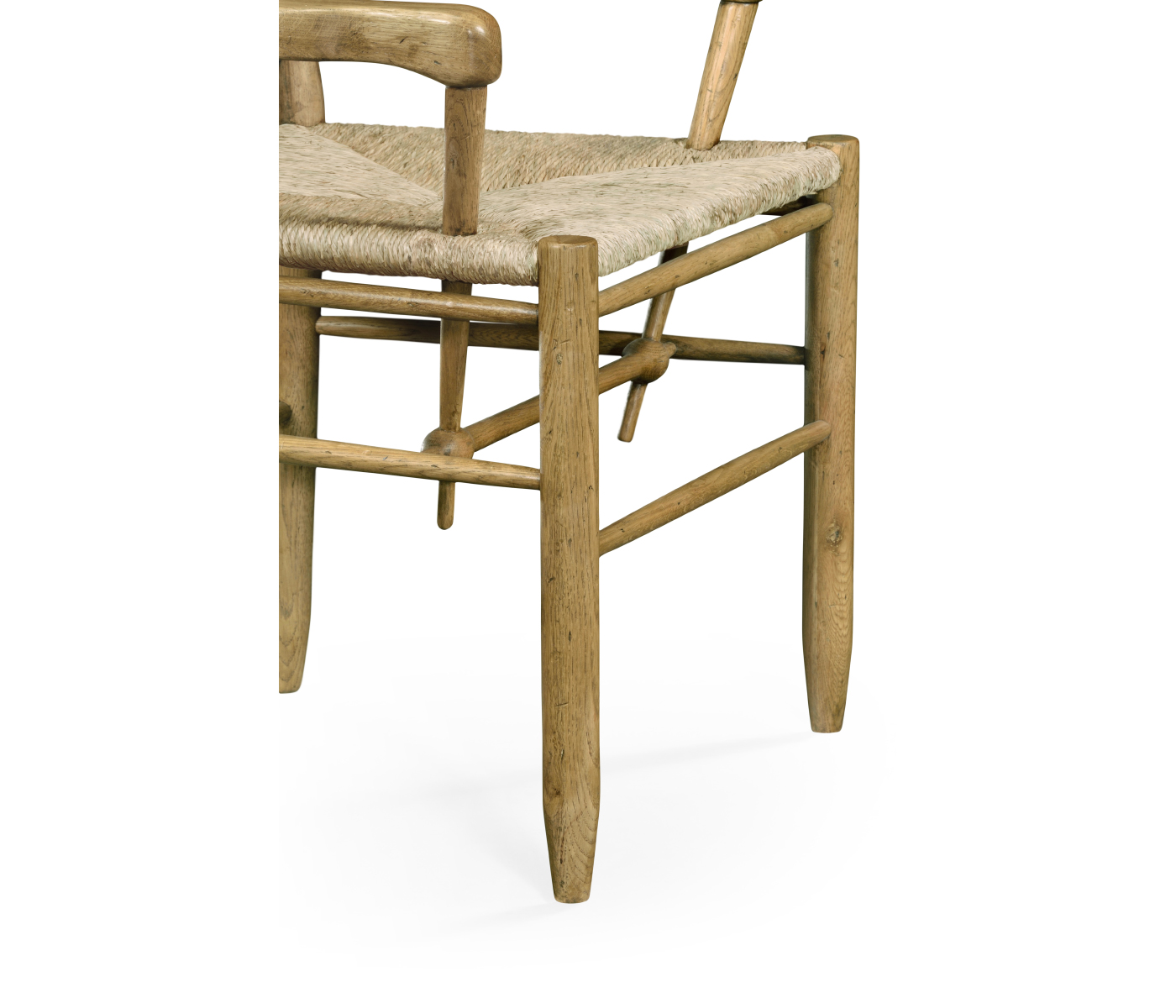 Natural Oak Ladder Back Country Arm Chair