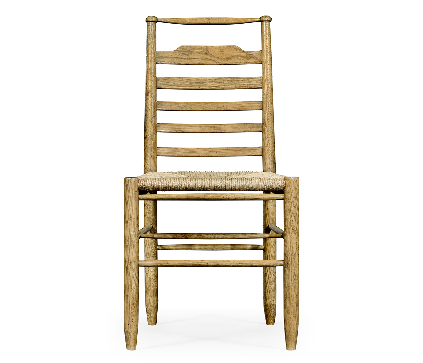 Natural Oak Ladder Back Country Side Chair