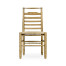 Natural Oak Ladder Back Country Side Chair