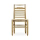 Natural Oak Ladder Back Country Side Chair