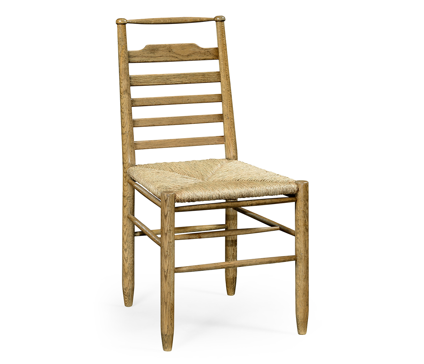 Natural Oak Ladder Back Country Side Chair