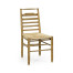 Natural Oak Ladder Back Country Side Chair