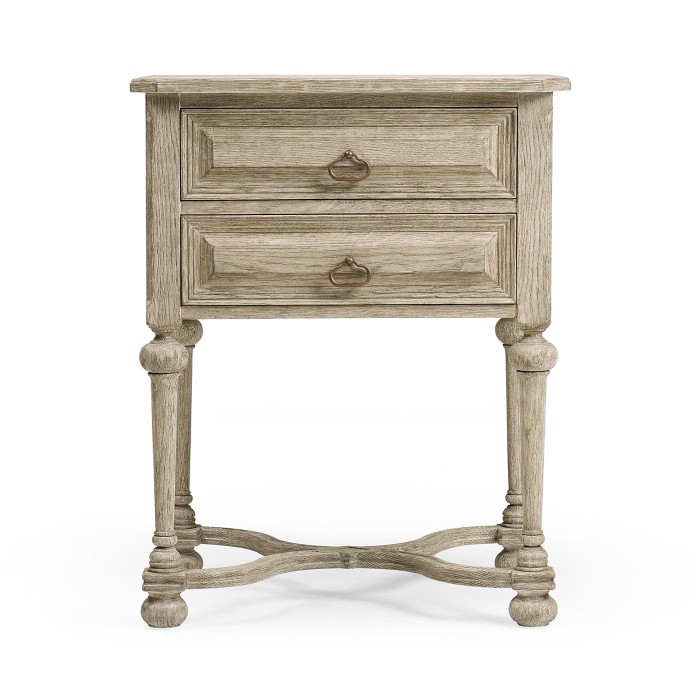 Tudorbethan Grey Oak Side Table