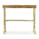 Argentinian walnut rectangular side table