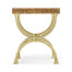 Argentinian walnut rectangular side table