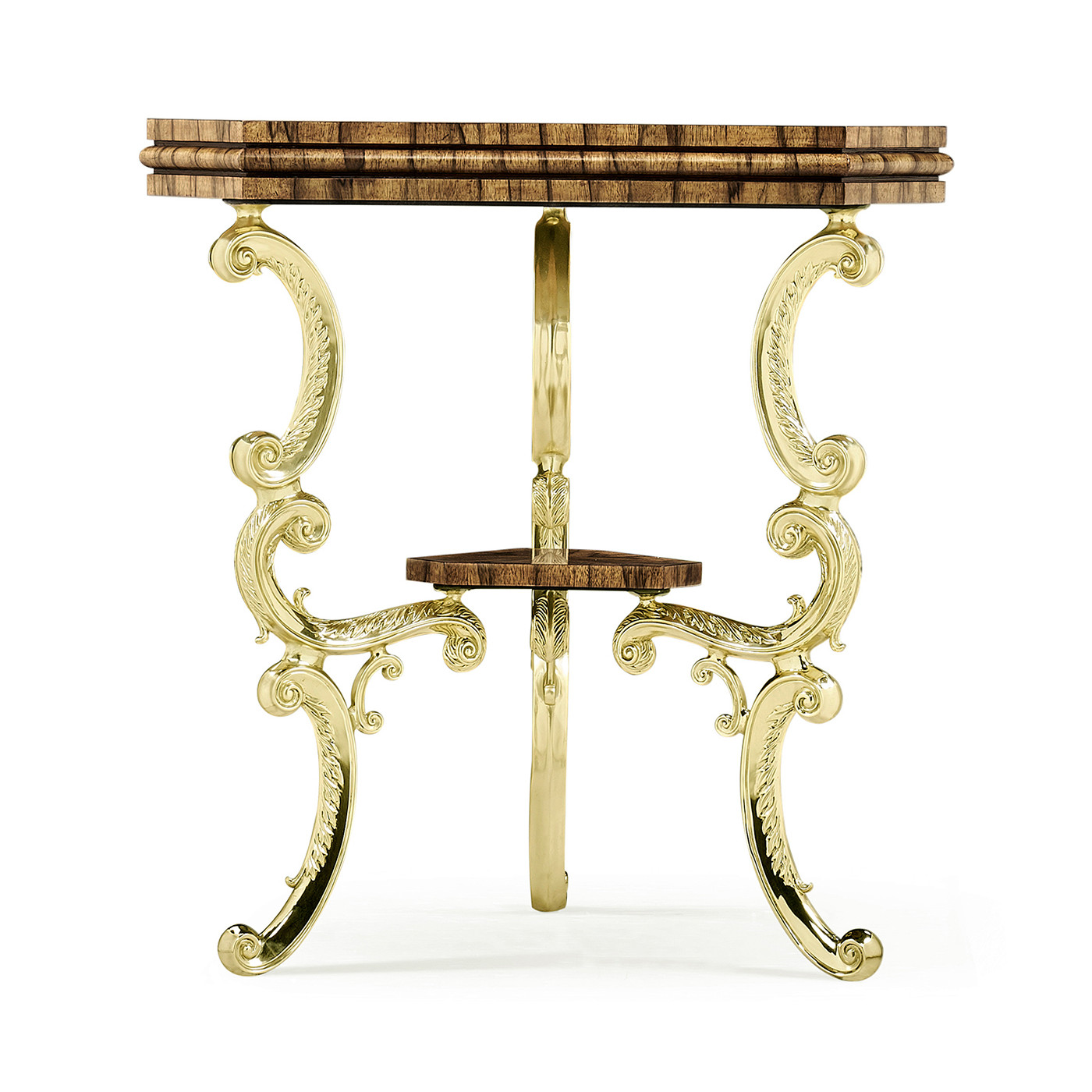 Argentinian Walnut Triangular Topped Side Table