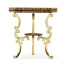 Argentinian Walnut Triangular Topped Side Table