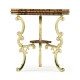 Argentinian Walnut Triangular Topped Side Table