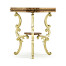 Argentinian Walnut Triangular Topped Side Table