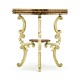 Argentinian Walnut Triangular Topped Side Table