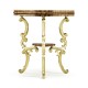 Argentinian Walnut Triangular Topped Side Table
