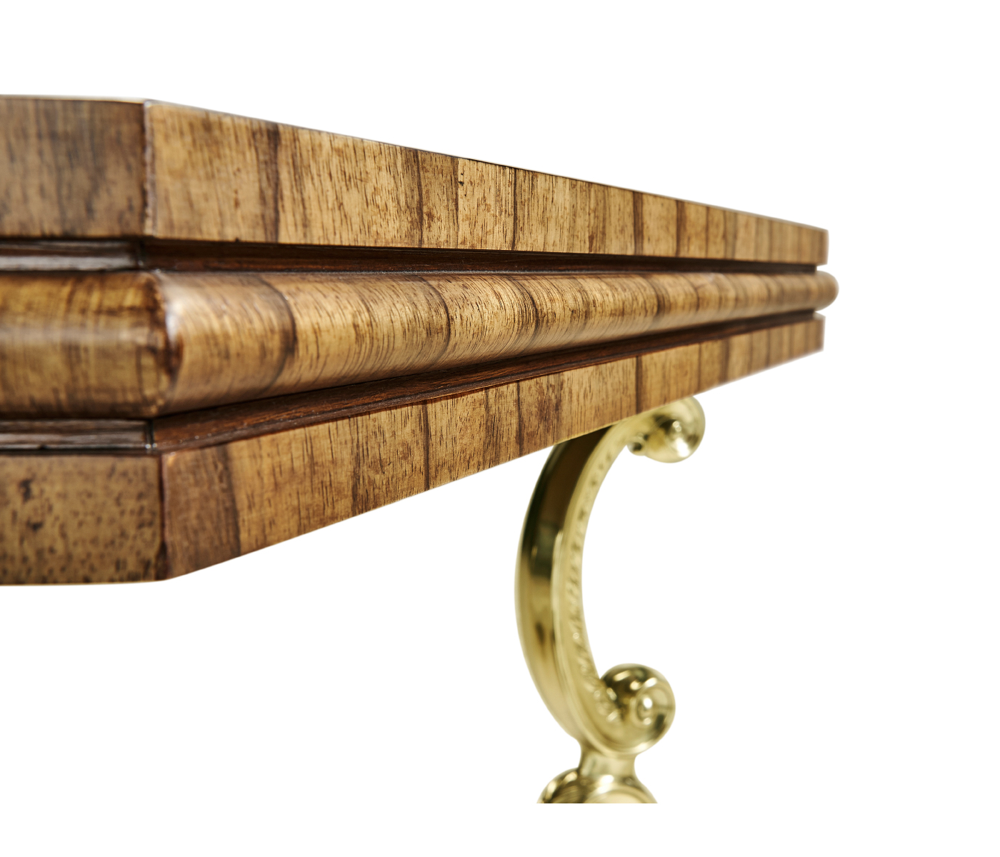 Argentinian Walnut Triangular Topped Side Table