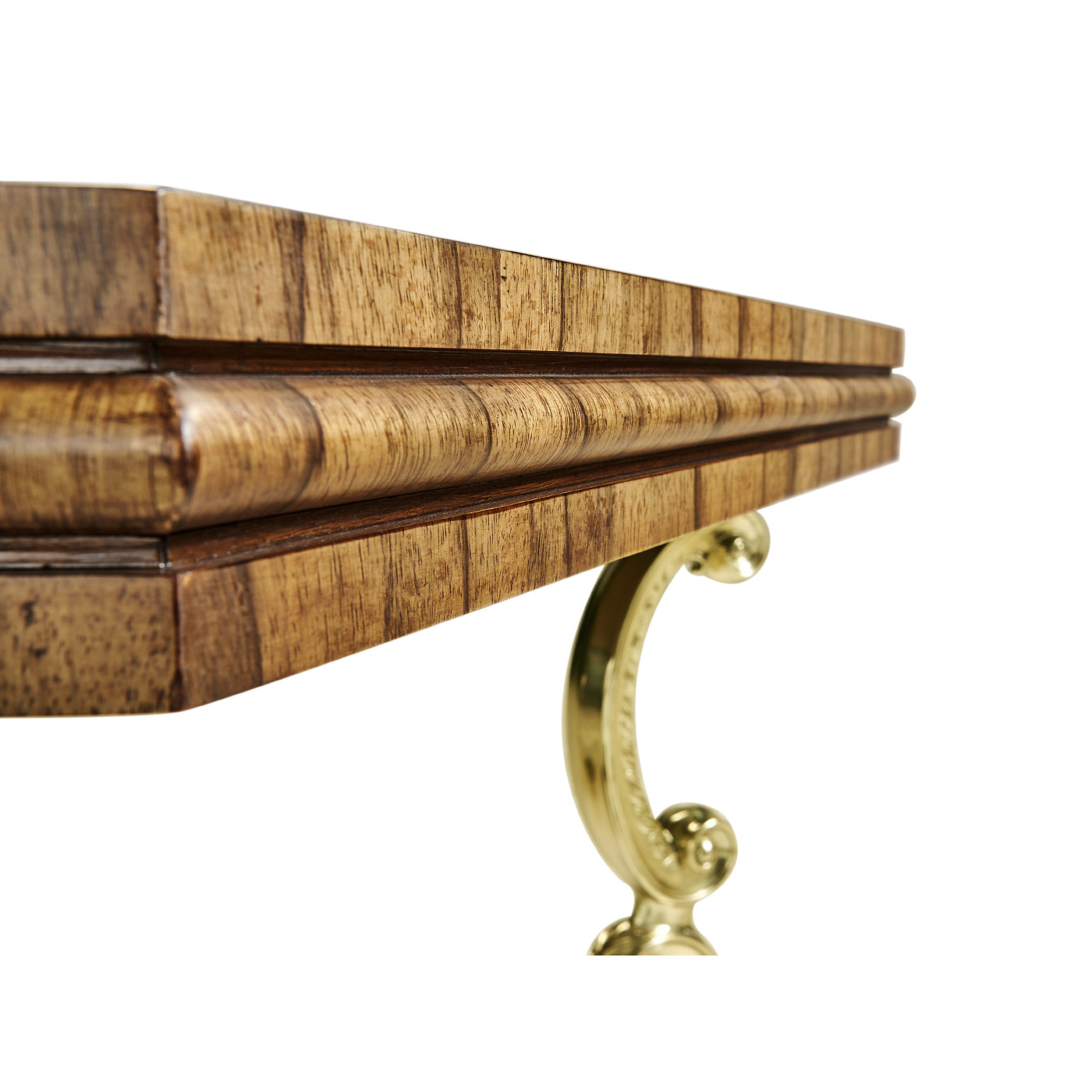 Argentinian Walnut Triangular Topped Side Table