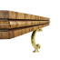 Argentinian Walnut Triangular Topped Side Table