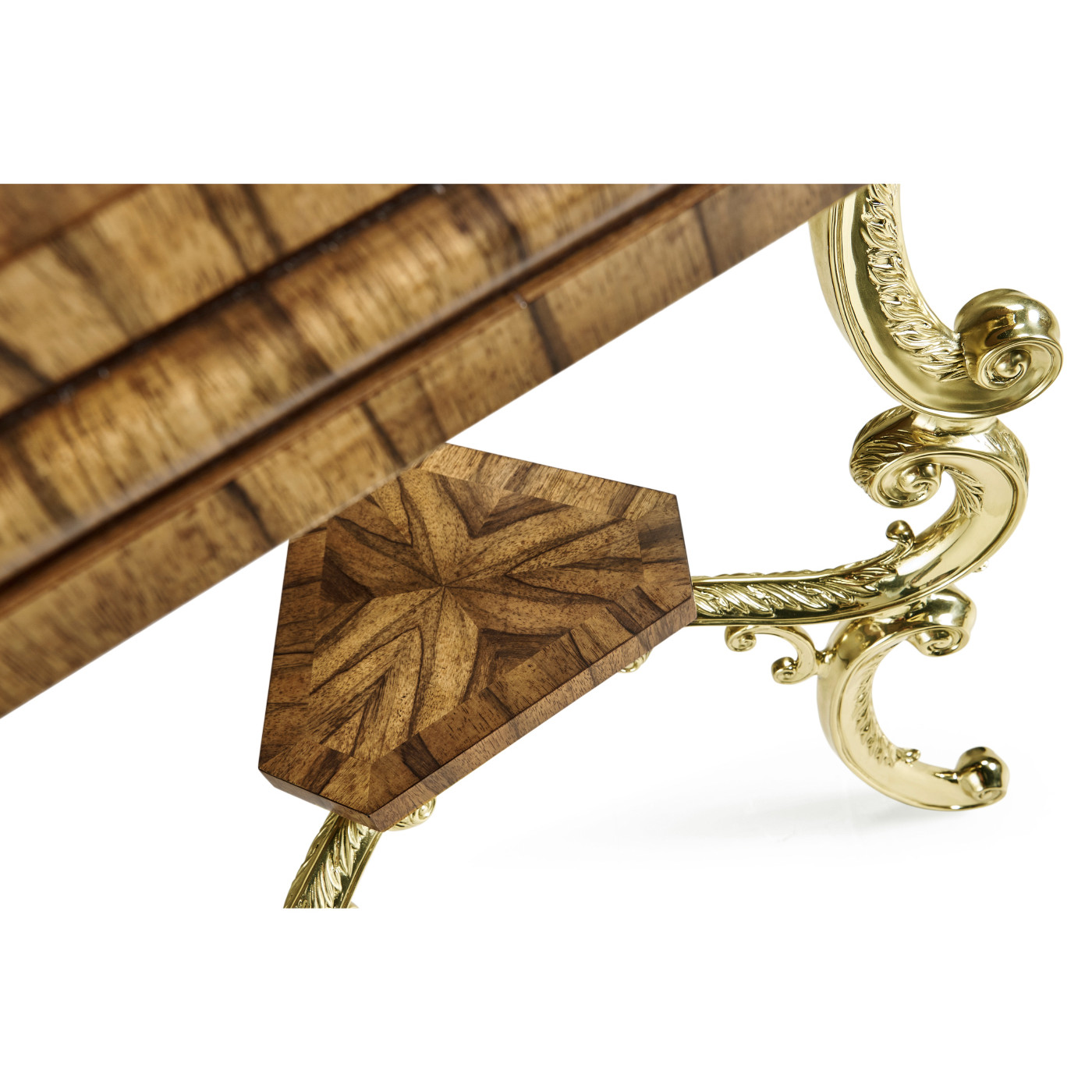 Argentinian Walnut Triangular Topped Side Table