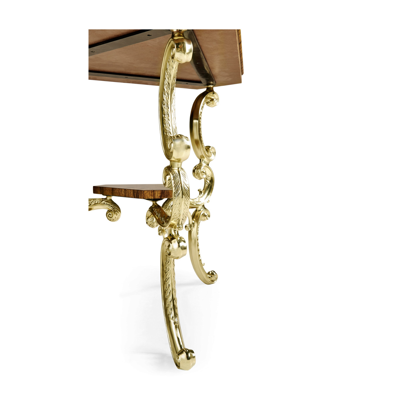 Argentinian Walnut Triangular Topped Side Table