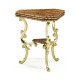 Argentinian Walnut Triangular Topped Side Table