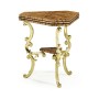 Argentinian Walnut Triangular Topped Side Table