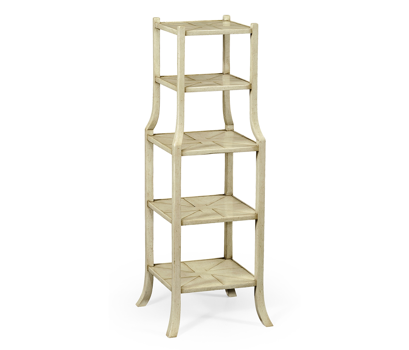Parquet five-tier etagère (Grey)