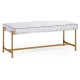 Églomisé & Iron Box Top Coffee Table